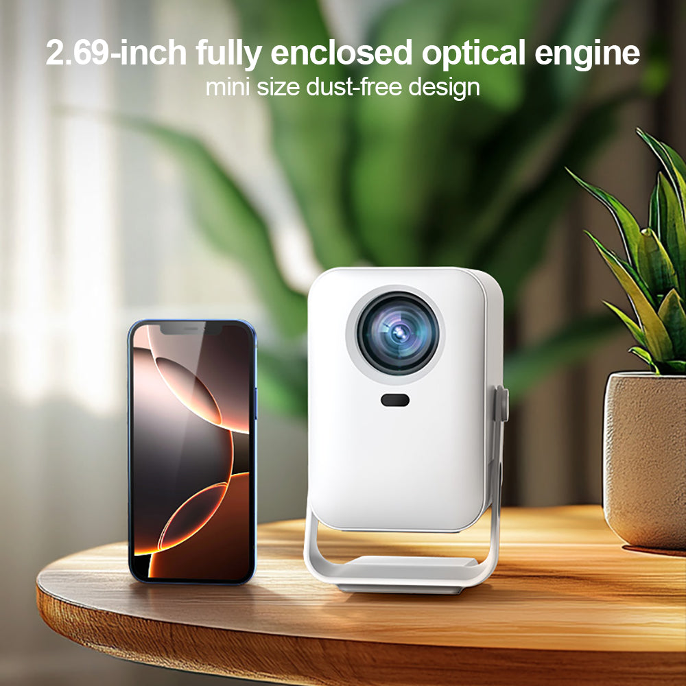 IMC600 - ANDROID 13 OS MINI PROJECTOR SUPPORT TOUCH SCREEN,WRITING,DRAWING,BY TOUCH PEN MINI PORTABLE LED,LCD VIDEO TOUCH SMART HOME THEATER PROJECTOR